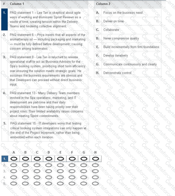 AgilePM-Practitioner Question 9