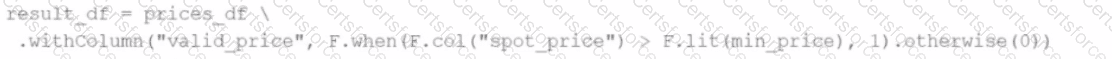 Databricks-Certified-Associate-Developer-for-Apache-Spark-3.5 Question 19