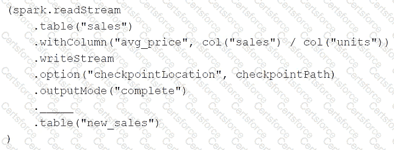 Databricks-Certified-Data-Engineer-Associate Question 8