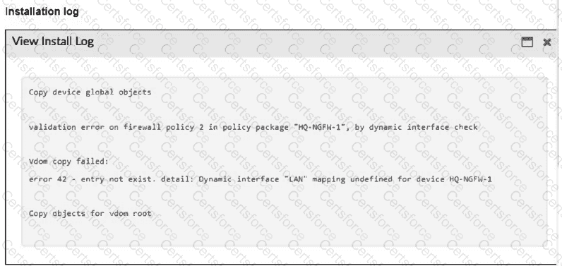 NSE6_FMG_AD-7.6 Question 3