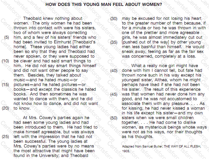 GED-Reading Question 22