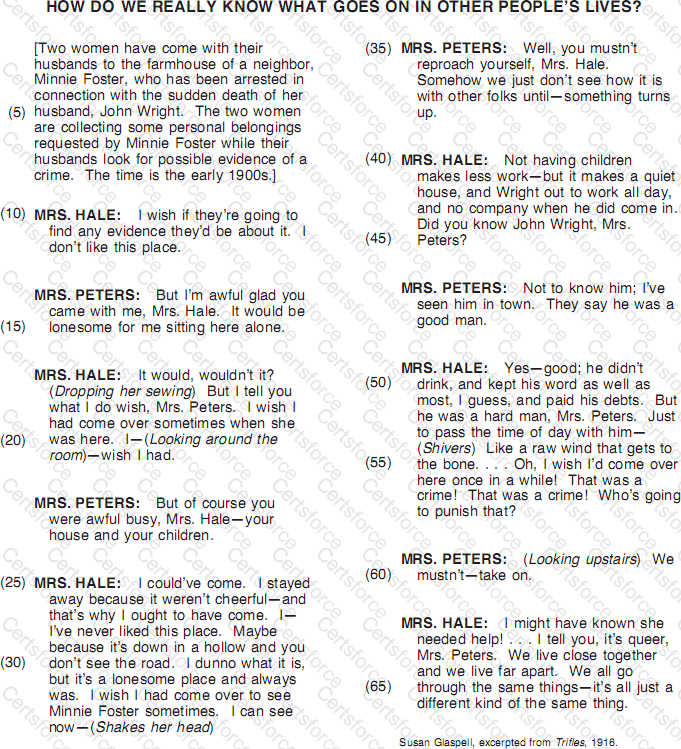 GED-Reading Question 27