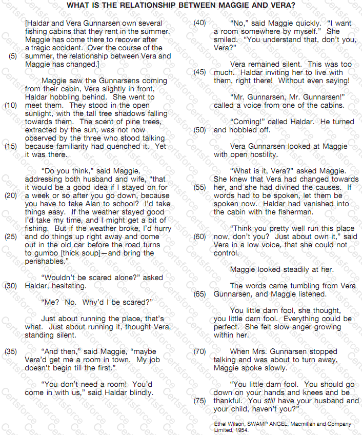 GED-Reading Question 62