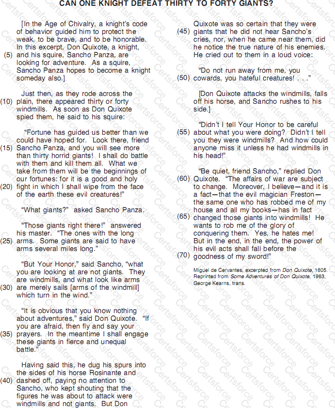 GED-Reading Question 49