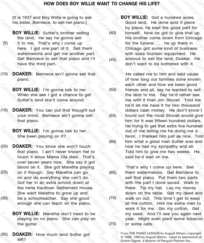 GED-Reading Question 52