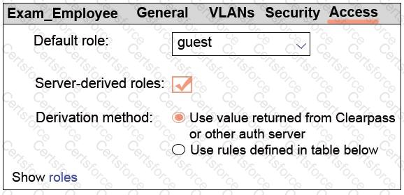 HPE6-A70 Question 33