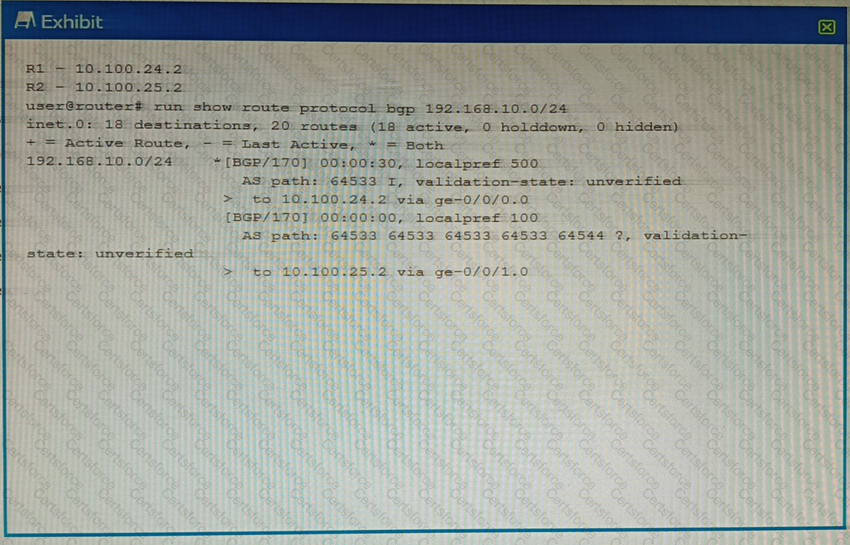 JN0-351 Question 8