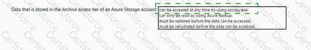 AZ-900 Answer 125