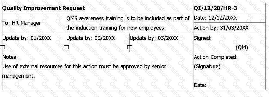 ISO-9001-Lead-Auditor Question 56