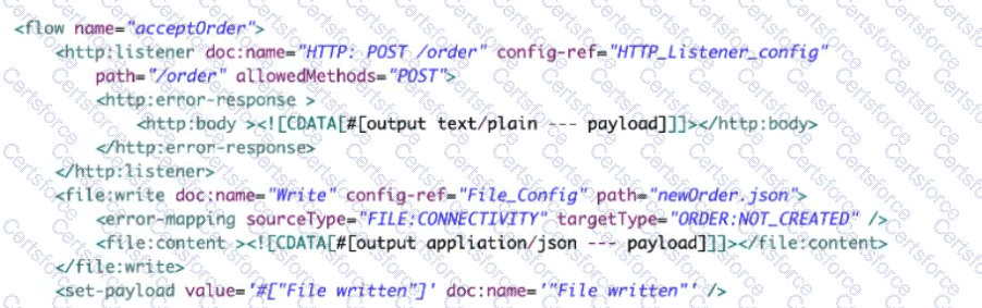 Salesforce-MuleSoft-Developer-I Question 59