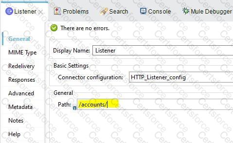 Salesforce-MuleSoft-Developer-I Question 47